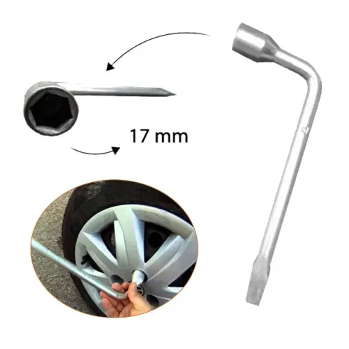 CHAVE DE RODA EM L 17MM