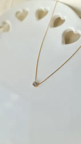 Colar e Pingente Luz em Ouro 18k