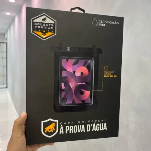 Capa universal para Tablets e Ipads a prova d'água com IPX8