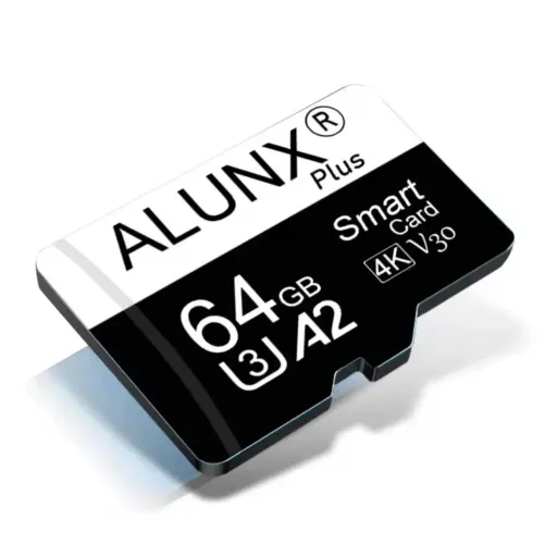 Cartão de Memória 64GB ALUNX Plus - 4K V30