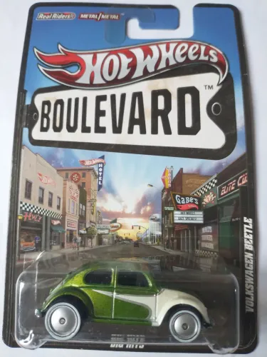 Hot Wheels fusca Volkswagen Boulevard  pneus de borracha 