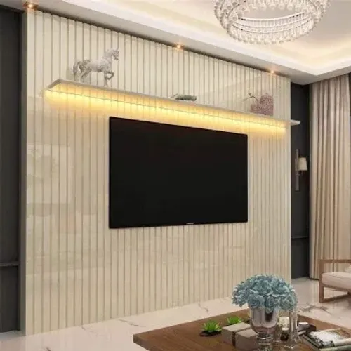 Painel Ripado 100% MDF C/ Led !! L99m