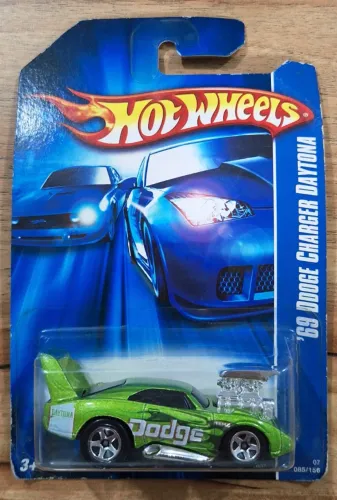 Hot Wheels '69 Dodge Charger Daytona "Tooned" - Code Cars Series 2007 (Loose)