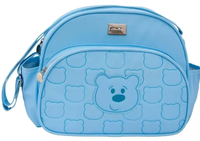 Bolsa Maternidade Azul Lilian Baby Ursinhos