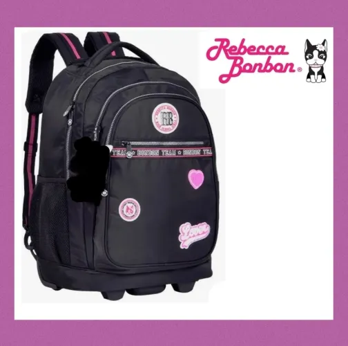 REBECCA BONBON mochila com rodinha