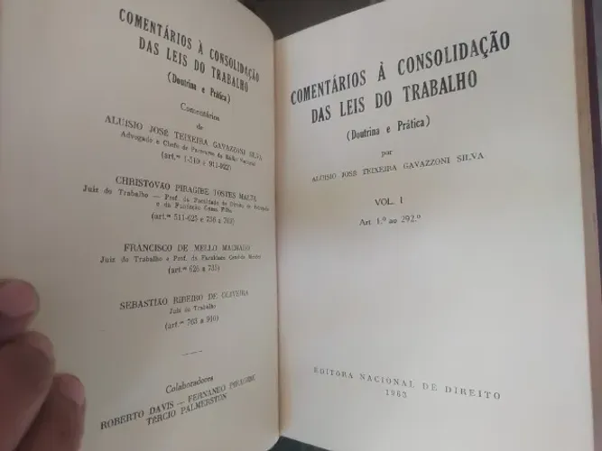 10 Livros direito capas duras LEX decoração CLT ed. 1963 raridade e única. 