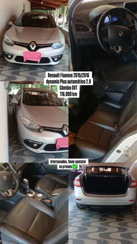  Renault fluence 2015/2016 dynamic plus auto 2.0