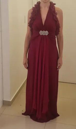Vestido Longo Vermelho para Festa