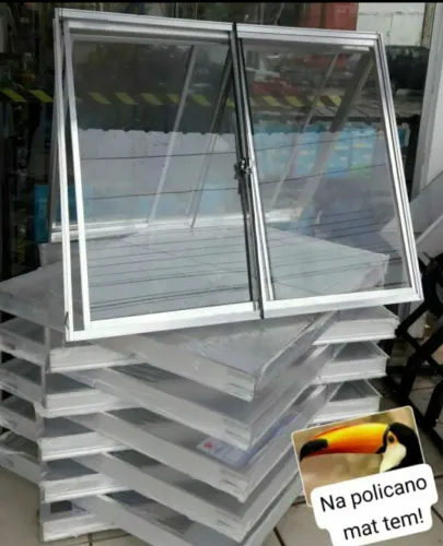 Janela 2 folhas vidro
