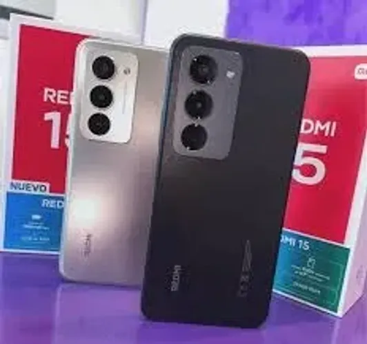 Redmi 15 5G Xiaomi 256Gb 08Gb Ram Novo Entregamos Gratuito R$1150,00 Preto Cinza Roxo