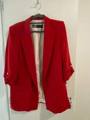 Blazer Vermelho Zara