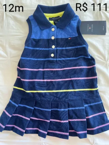Vestido Tommy Hilfiger Listrado