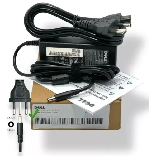 Fonte Carregador Dell 65w, 3.34a