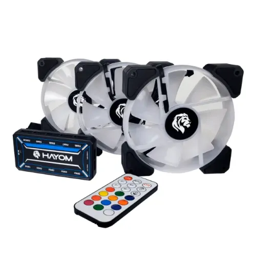 Kit coolers RGB com controladora Fc1306 120mm