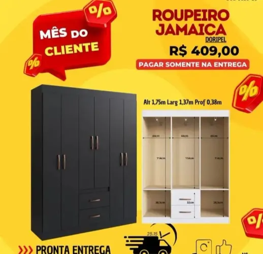 Móveis de fábrica entrega com taxa pagamento na entrega