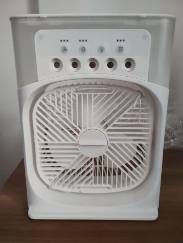 Umidificador climatizador ventilador de mesa USB 