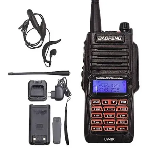 Radio Comunicador Baofeng UV9R Walk Talk Longo Alcance Dual Band 10w