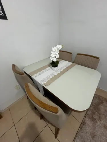 Mesa tampão de vidro 