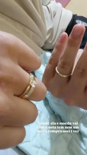 Aliança moeda antiga