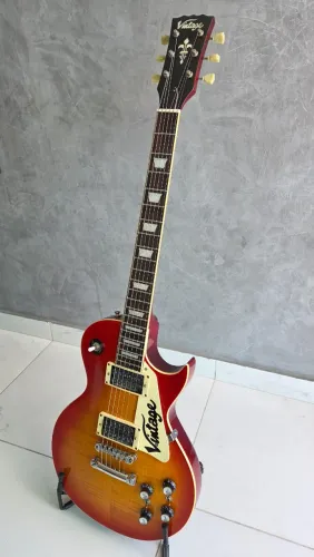 Guitarra Les Paul Vintage V100 Modificada