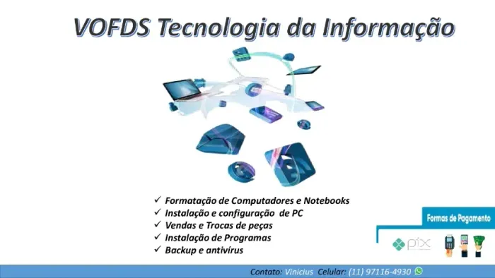 Formatação de computadores/notebooks