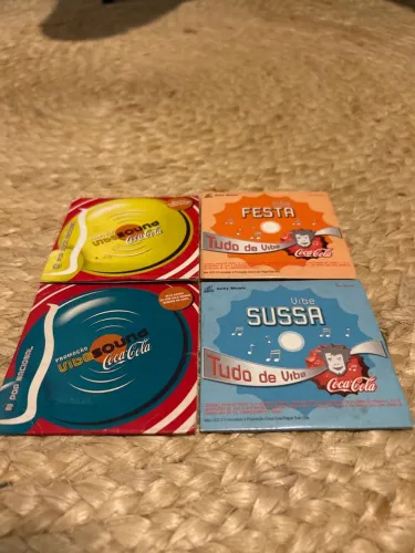 Mini CDs Coca-Cola - Valor UNITÁRIO
