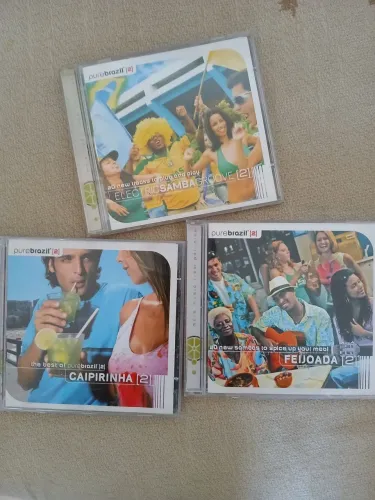 CDs Pure Brazil - Música Brasileira kit 3 CDs 