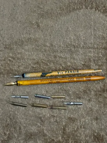 Cabo De Caneta Antigo Pena