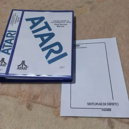 Incomparável e Raro KIT VCS Domestic Field Service Manual for Atari 2600 (A)