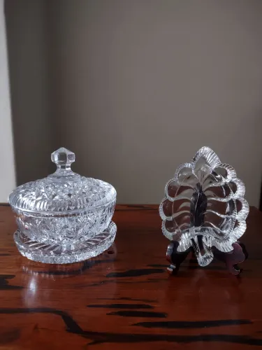 Conjunto de Demi-Cristal para Decoração