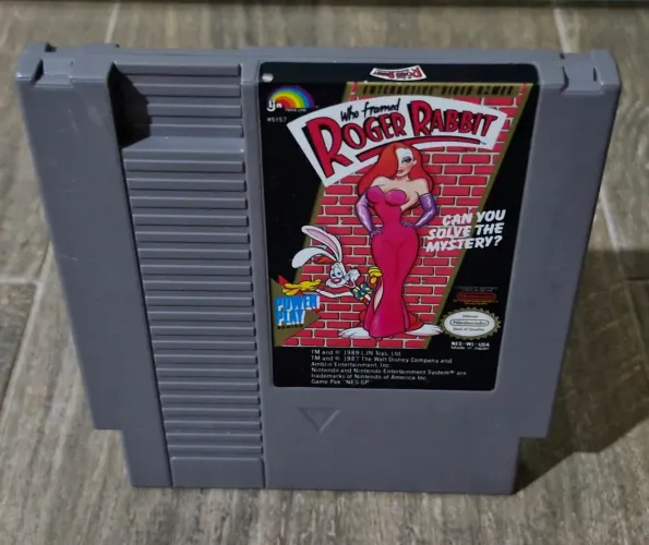 ROGER RABBIT NES NINTENDINHO ORIGINAL 