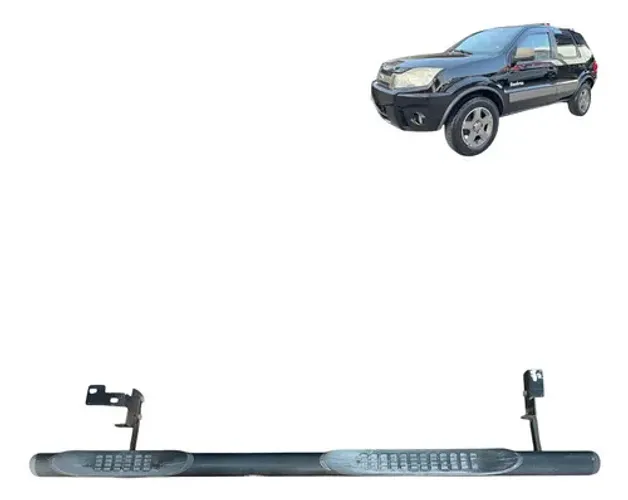 Estribo Lado Direito Ford Ecosport 2003 2011  Preto