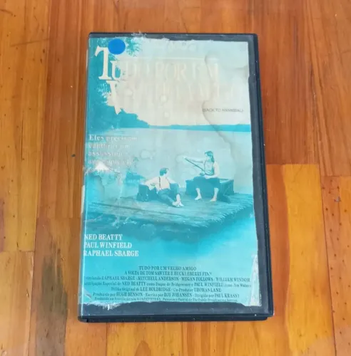 Fita VHS filme tudo por um amigo