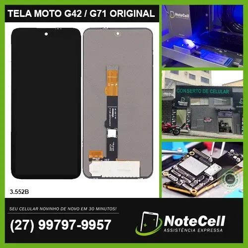 Tela Display P/ Moto G42 / G71 Incell 3.615B - Instalação Expressa Em 30 Minutos!