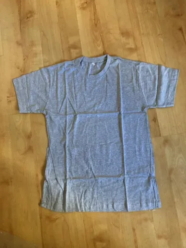 Camiseta Nova cinza mescla tam M