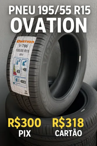 Pneu 195 55 R15 novo ovation