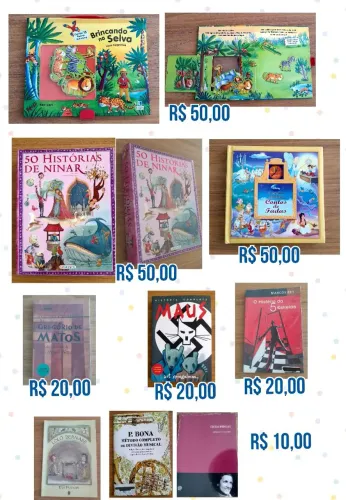 Livros diversos - Infantil e Adulto