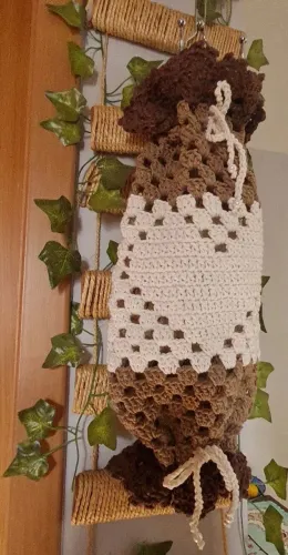 Puxa saco crochê 