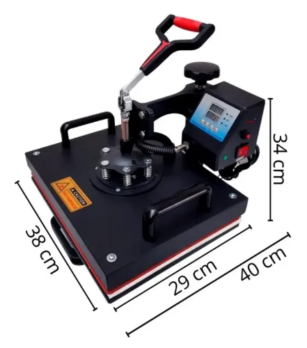 Prensa térmica sublimação estampa 29x38