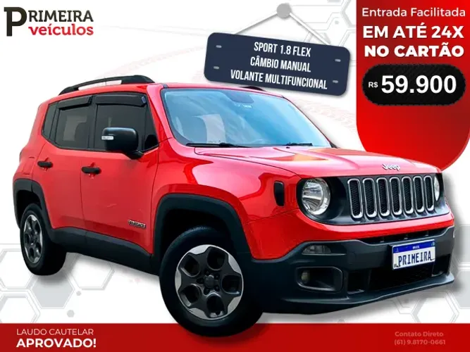 Jeep Renegade Sport 1.8 4X2 Flex 16V Mec. 2016