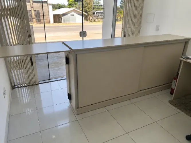 Balcão de atendimento em MDF
