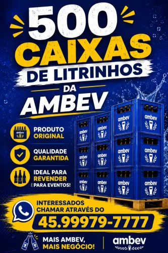Vendo caixas de Litrinhos Ambev