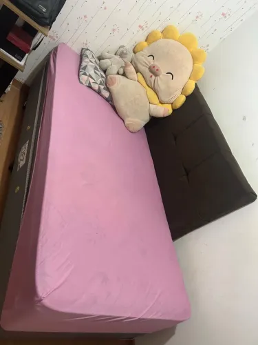 Cama box de solteiro conjugada