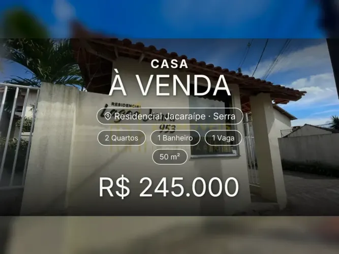Oportunidade única: casa à venda no Residencial Jacaraípe, conforto e segurança!