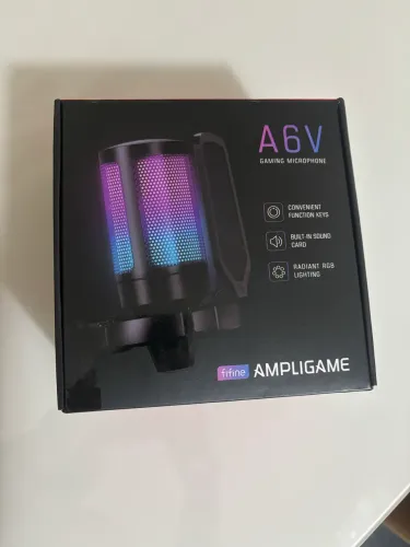 Microfone Fifine A6V | estado de novo | completo