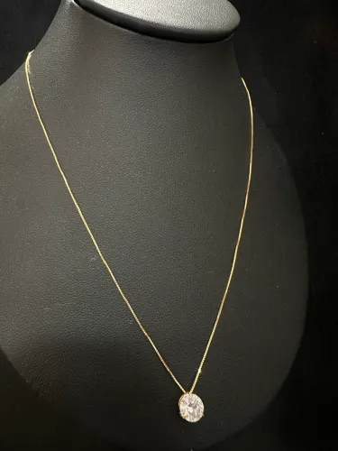 Corrente Veneziana de ouro 1.30g 18k procedência garantia eterna