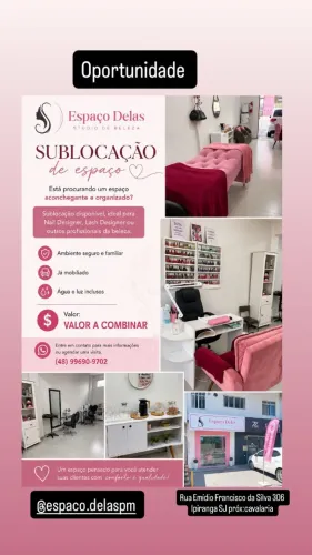 Sublocação salão de beleza