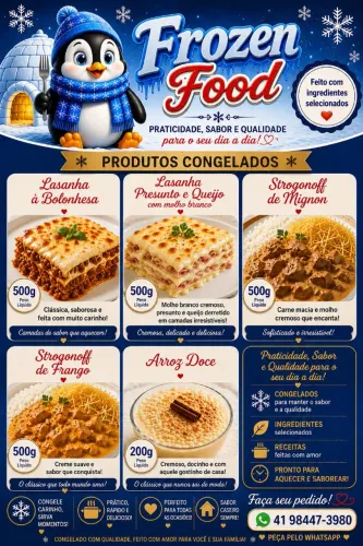 Congelados artesanais