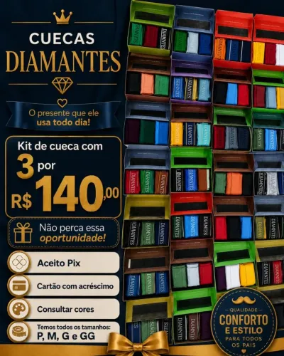 Cuecas Diamantes ?