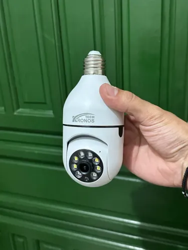 Câmera de Segurança 360 Wi-Fi com Visão Noturna e Sensor de Movimento